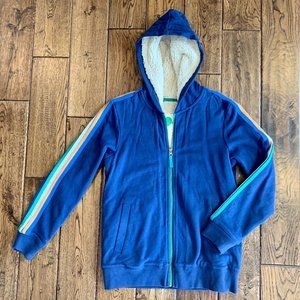 Mini Boden Shaggy-Lined Hoodie Boys Size 11-12